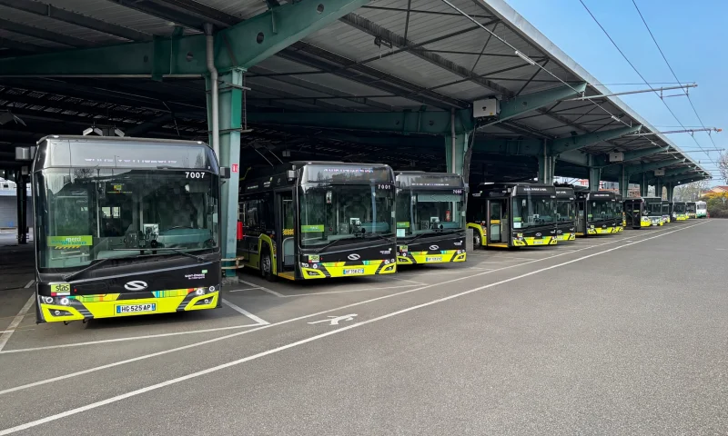 Saint-Étienne orders 10 more Solaris trolleybuses, bringing fleet to 41 units